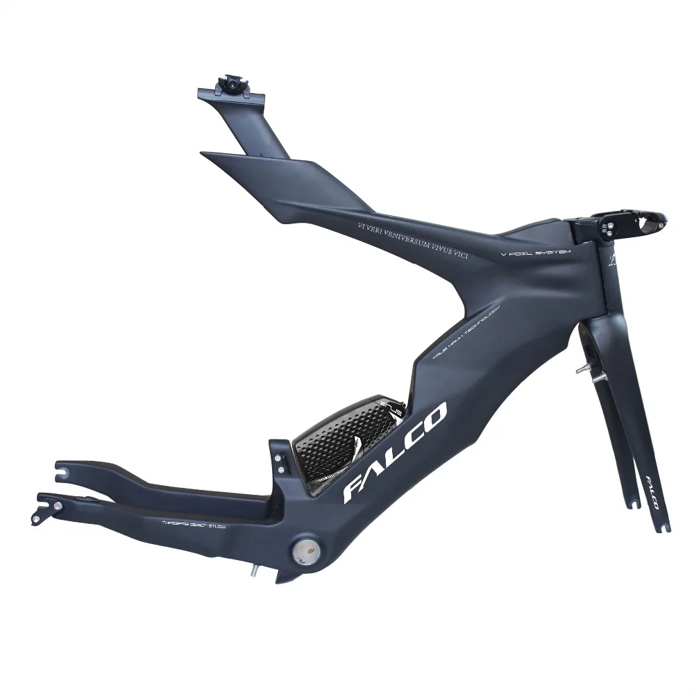 Jeu De Cadre Vélo Course Carbone 700C - Caméléon, Freins à Disque, Shimano Compatible (49-56cm)