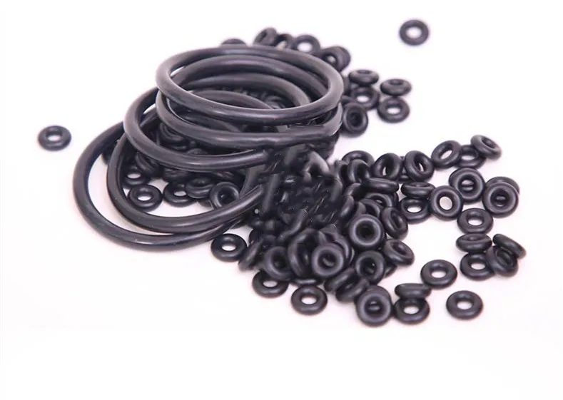 50pcs 2.4mmWire diameter black Nitrile Butadiene Rubber NBR ring waterproof insulation rubber band 14-18mm Outer | Обустройство дома