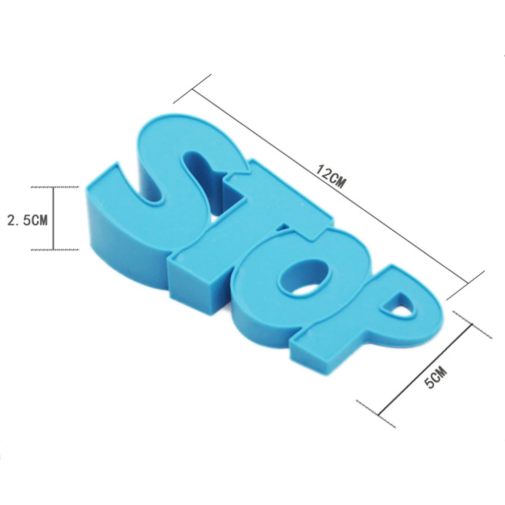 Напольные стопоры силиконовые защитные детские защитные двери клип слово протектор Детская безопасность Уход за ребенком Домашняя безопасность