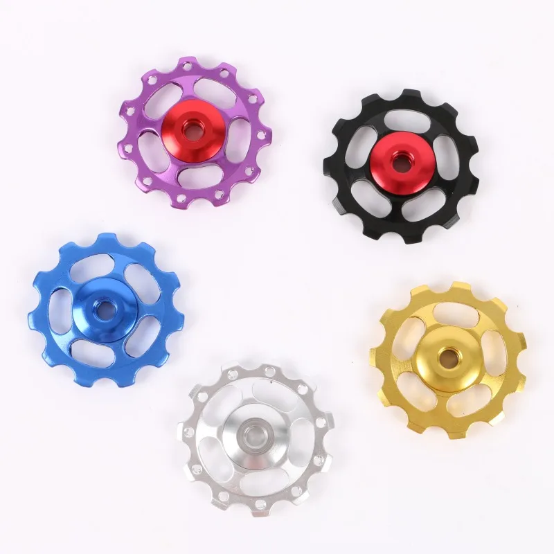 دراجة الخلفي Derailleur الألومنيوم 11 طن MTB الدراجة الدراجات الخلفية Derailleur البكرة الأسطوانة المهمل تحمل جوكي عجلة أجزاء im