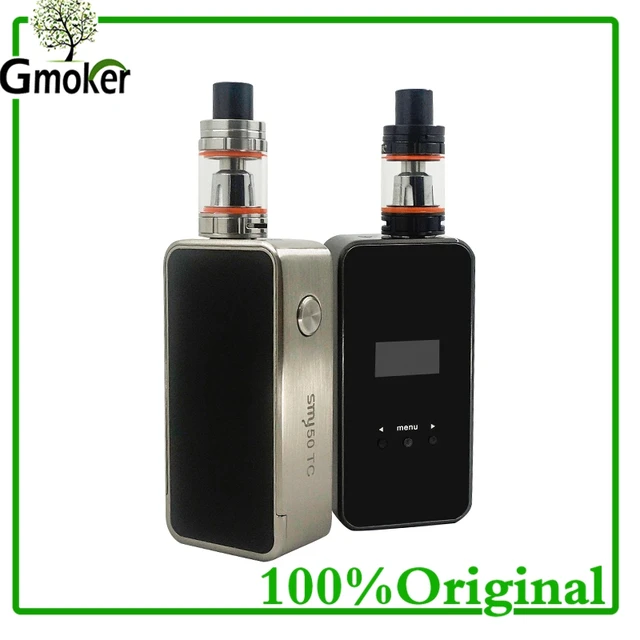 Оригинал SMY 50 ТК Механический Мод 18650 Vape Мод SMY 50TC С Smok TFV8 Ребенка Танк Elektronik Пикантная Закуска Sigara Жидкостью Vape Комплект