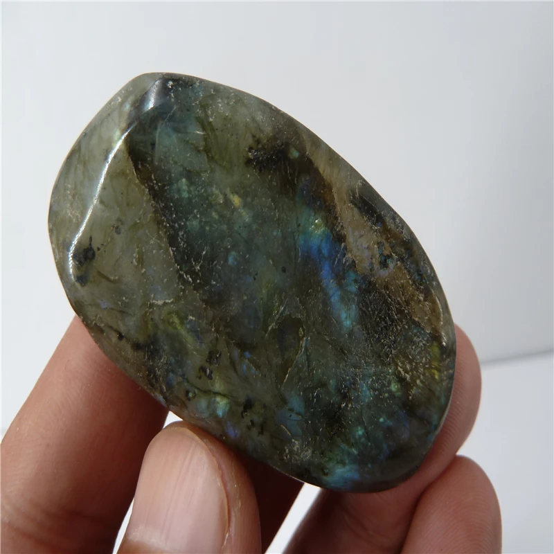 

NATURAL Labradorite Crystal Gem Stone polishing Original Healing T858
