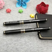 Супер хорошее качество письменная ручка для бизнес человек на заказ бесплатно с вашим бизнес, логотип текст/Электронная почта/телефон пластиковая линейка