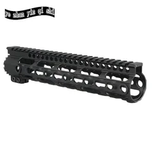 Ультра-легкий алюминиевый Один Рельс 10 дюймов Keymod системы float ствольная накладка Пикатинни направляющей для AEG M4 M16 AR15
