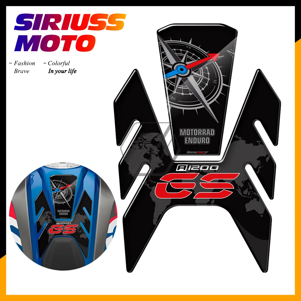 

3D Motorcycle Gas Tank Pad Protector Case for BMW R1200GS R1200 GS 2013-2018 PU Polyurethane Resin