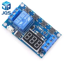 1 канал 5 В релейный модуль реле задержки времени модуль, триггер выключения/включения цикла синхронизации 999 минут для Arduino релейная плата Rele