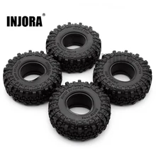 Neumático de caucho para coche de control remoto, 4 Uds., neumático de caucho de 1,9 pulgadas para RC Rock Crawler Axial SCX10 90046 AXI03007 Tamiya CC01 D90 D110