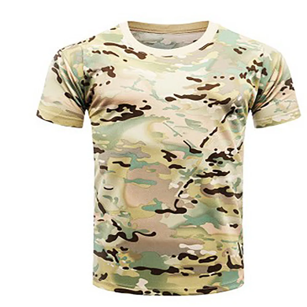 

Usable Chic Excellent Beautiful Practical Camouflage T-shirt Personality Perfect Faddish Men