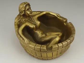 

The ashtray of China Hand Hammered Copper statue of the exorcism