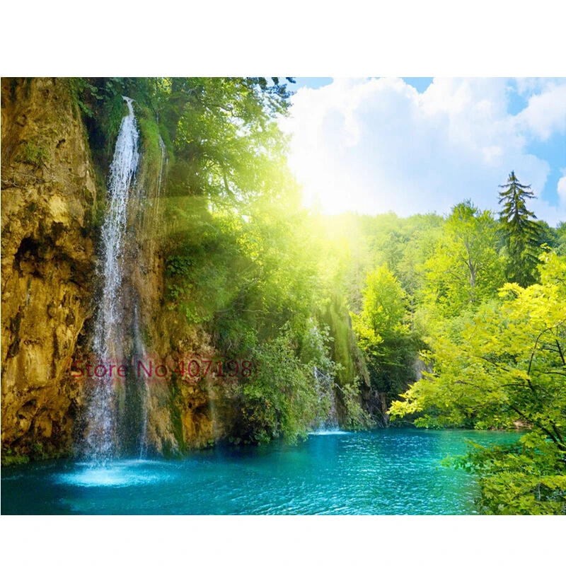 

Scenery Full square 3D DIY diamond painting Rhinestone Pasted cross stitch Home decoration Embroidery Needlework kits Unfinished