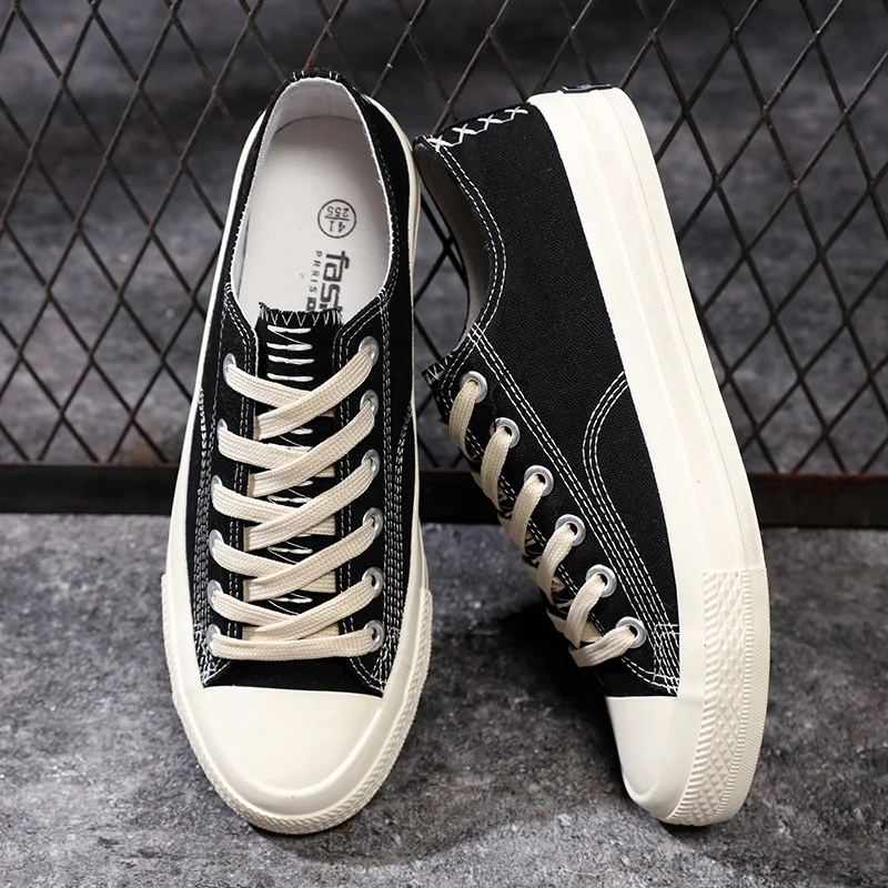 

Spring canvas shoes men's casual shoes men's Korean version of cloth shoes breathable men's shoes sports board shoes students