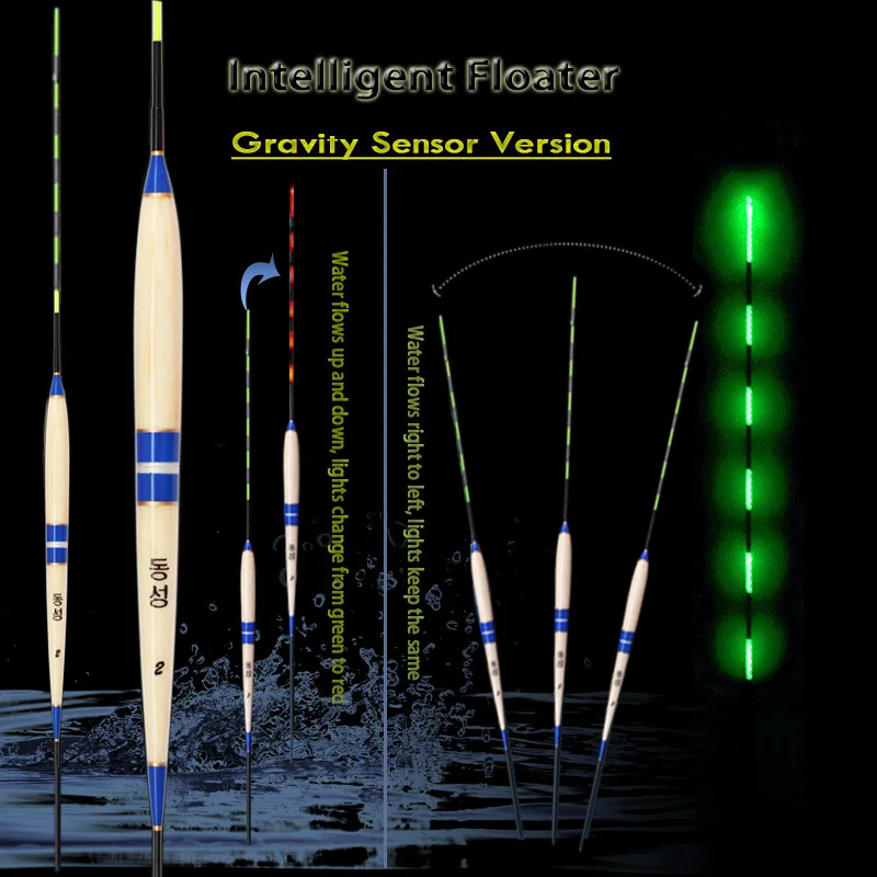 WLPFISHING الصيد يطفو الجاذبية استشعار ذكي الكهربائية متوهجة مضيئة يطفو البلسا ليلة ضوء Fising Bobbers التبعي WLPFISHING الصيد يطفو الجاذبية استشعار ذكي الكهربائية متوهجة مضيئة يطفو البلسا ليلة ضوء Fising Bobbers التبعي
