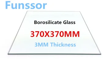 

borosilicate glass heating bed 370*370*3mm printing glass plate