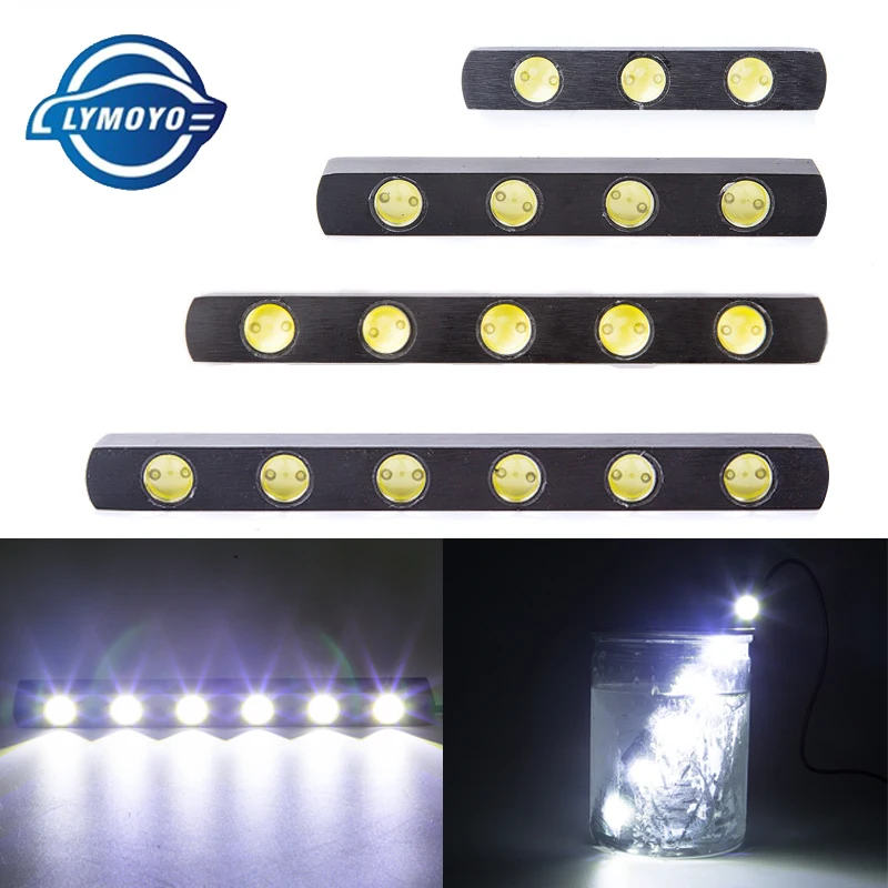 2 шт./лот белый высокой мощности Водонепроницаемый 6 Вт 3456LED орлиные глаз LED DRL