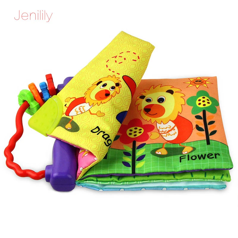 1 Pieces Bebe Doux Livre En Tissu Avec Poignee Bruissement Infantile Jouets Forme Theme Debut Educatif Hochet 0 36 Mois Enfants Cadeau De Noel Aliexpress