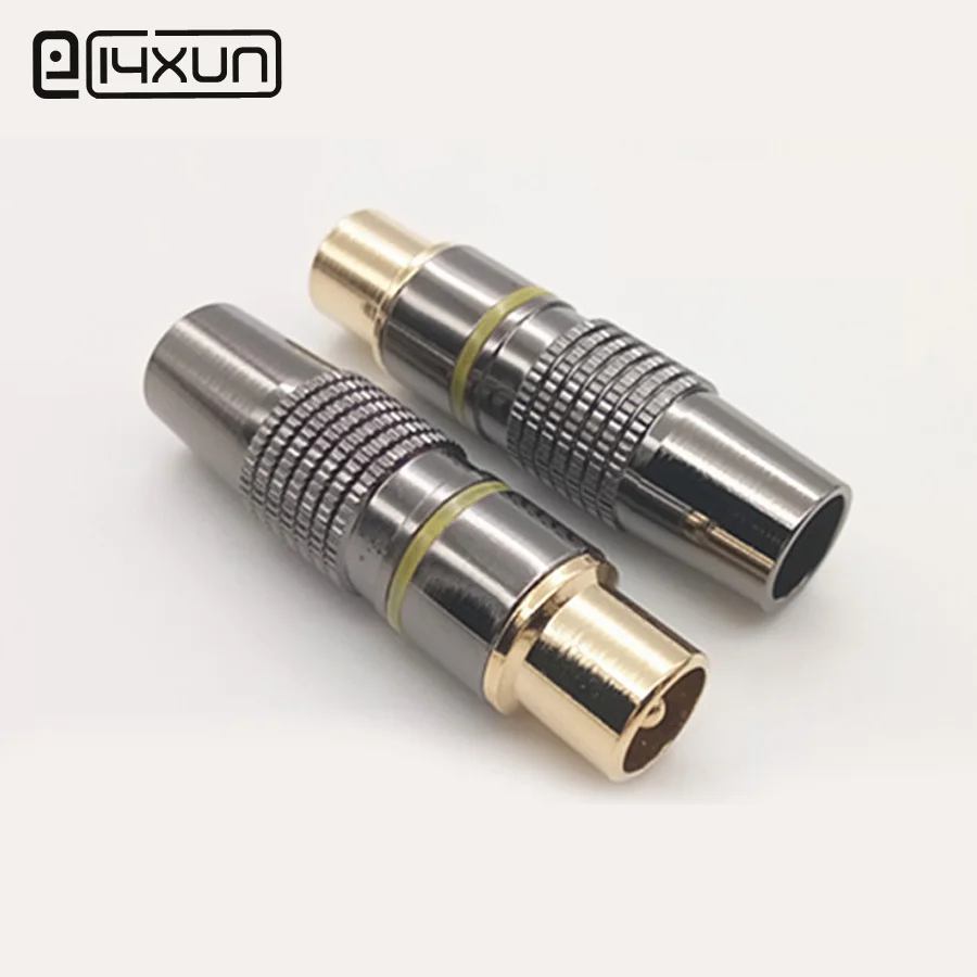 

1PCS Copper + Aluminum shell RF Television Male Plug TV Terminal Antenna Connector