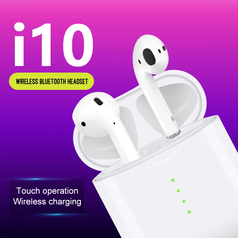 

2019 New i10 tws Bluetooth Earphone Earbuds Wireless Touch Control & 3D Stereo i10tws for iphone X XR XS Max For samsung S10 E