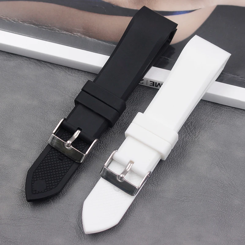 

Ремешок силиконовый для часов Armani AR5977AR5978AR5985, водонепроницаемый браслет с пряжкой из натурального каучука, 23 мм