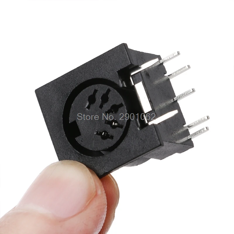 10 шт./партия монтажная панель PCB гнездовой разъем DIN5 DIN 5 контактный DS 01 MIDI #0327