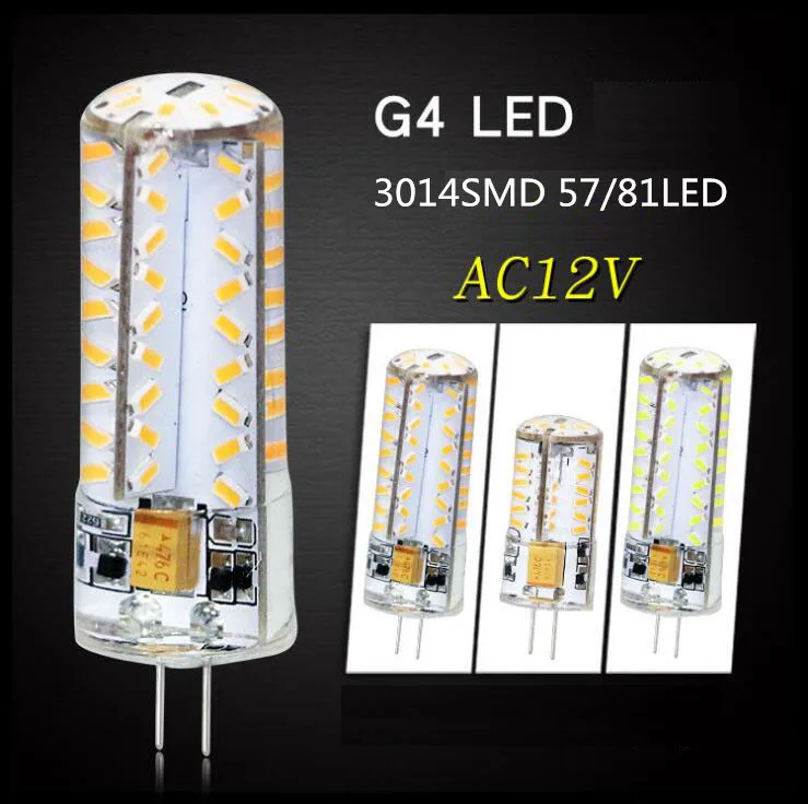 Регулируемая яркость G4 5 Вт 9 57/81 светодиосветодиодный SMD3014 12 В переменного тока