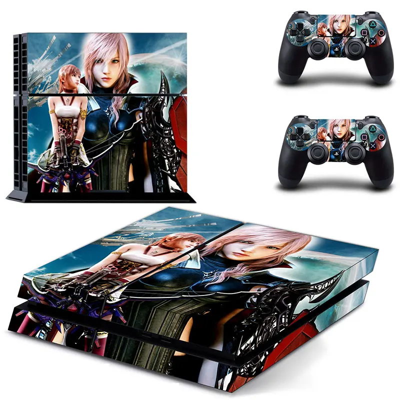Игра Final Fantasy X XII XV XIII PS4 кожи Стикеры наклейка для Sony Игровые приставки 4 консоли и 2