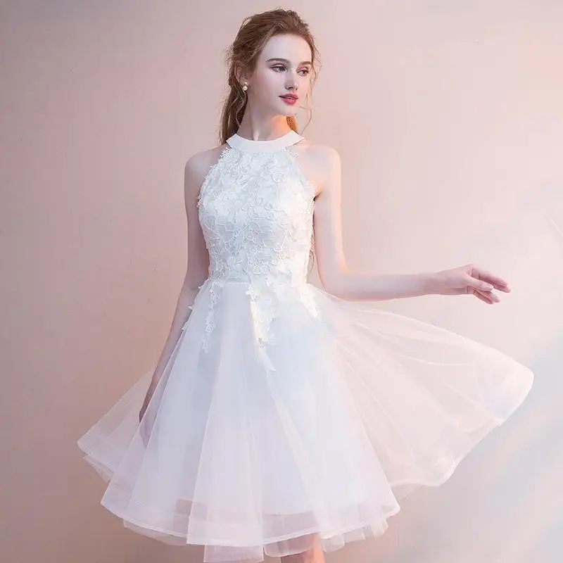 korean white gown