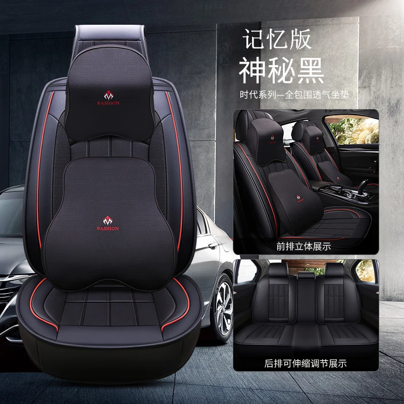 

Universal pu leather linen fiber car seat cover for Renault espace 4 5 koleos laguna 2 3 Latitude logan 2 fluence KADJAR 2018