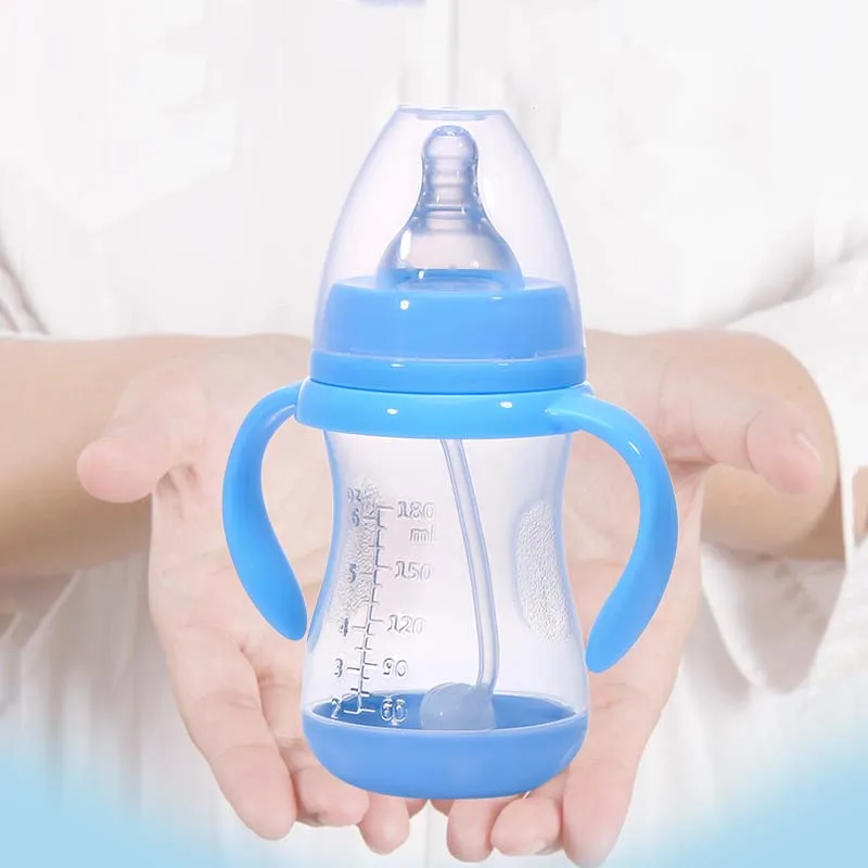 

1Pc 180/240/320ML Wide Neck Anti-colic Baby Infant Milk Feeding Nipple Bottle Nurser New