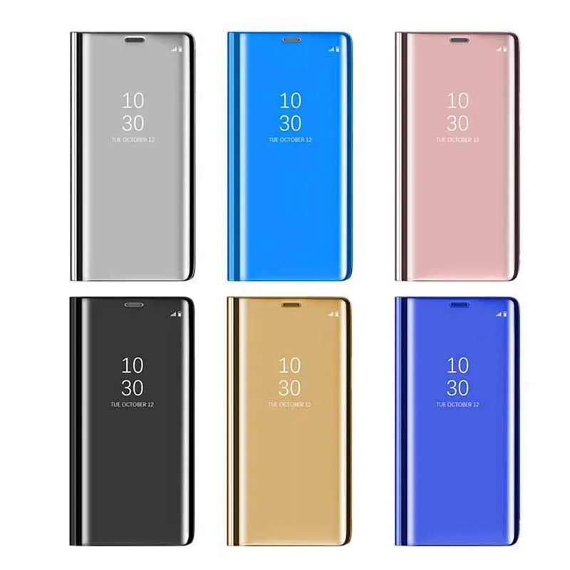 Чехол для Samsung Galaxy J2 Prime роскошный зеркальный умный кожаный чехол с откидной
