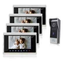 Homefong7 Inch TFT Touch Screen Color Video Door Phone Night Vision Intercom System IR sensor Color