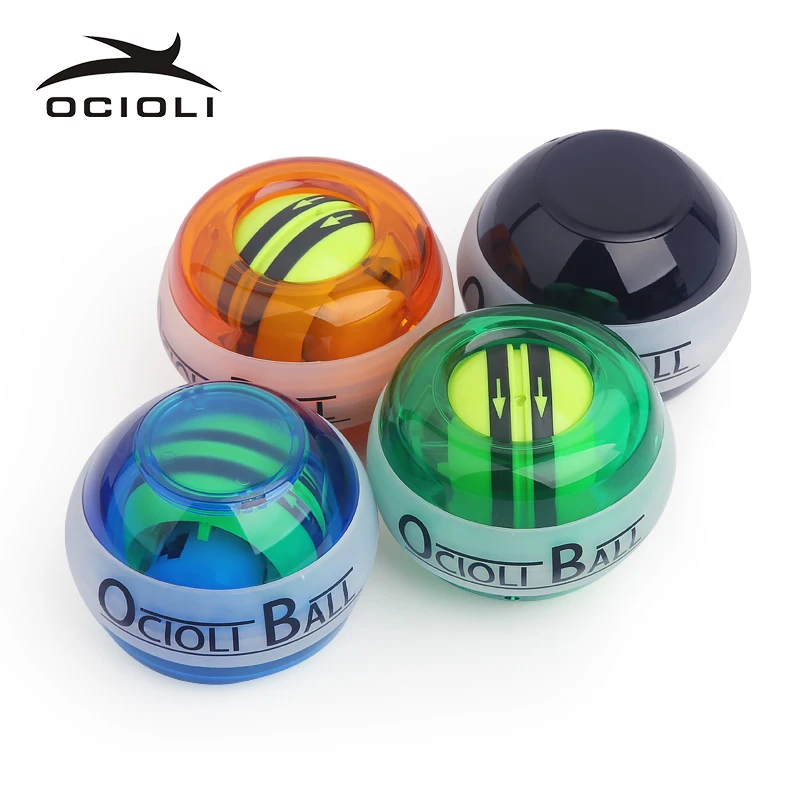 Force Gyroscope Ball Dual Gyroscope Wrist Arm Muscle Force Power Exercise Strengthen Ball Trainer Hand Grips Fitness Equipments
