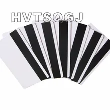 200 шт. пустой Пластик cr80 HiCo карт с магнитной полосой стандарт iso Размер для печати белые пластиковые карты
