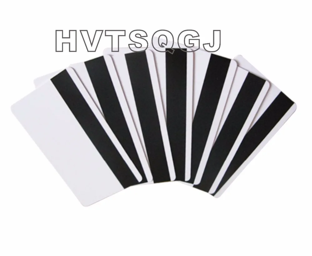 200pcs Blank Plastic Cr80 Hico Magnetic Stripe Cards Iso Standard Size ...