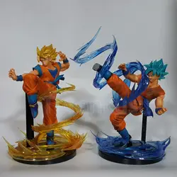 Dragon Ball Z фигурку Сон Гоку Супер Saiyan fe с эффектом ПВХ Рисунок игрушки аниме Dragon ball Гоку коллекционные модель DIY148