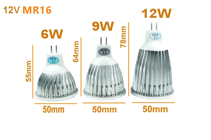 Светодиодная лампа MR16 GU5.3 GU10 COB 6 Вт 9 12 5 3 В|light copper wire|light stringcopper wedding decorations |