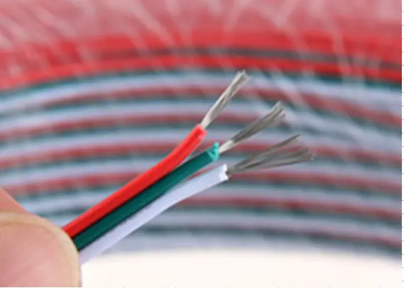 

15m/lot, Tinned copper cable , 22AWG 3 pin RGB cable, PVC insulated wire, 3P 22 awg wire , Electric wire, LED cable, DIY Connect