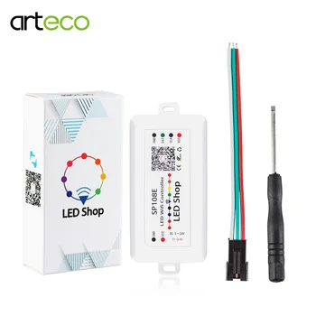 

5V~24V SP108E WIFI LED Controller For WS2812B WS2811 WS2801 LED WiFi Controller,App Control Wireless Remote Control for SK6812