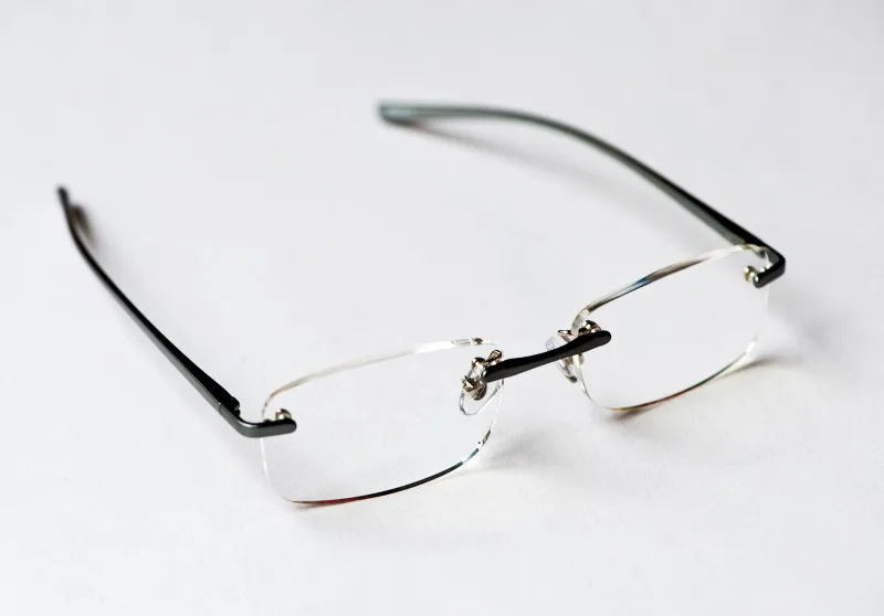 Легкие алюминиевые очки для чтения без оправы мужские и женские цветные очки из бронзы de grau 6144