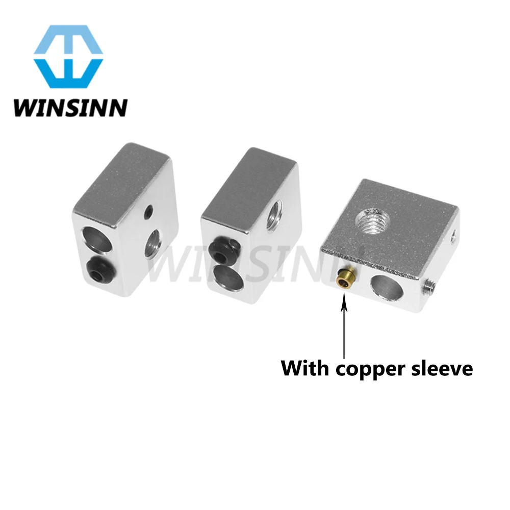 MK7 MK8 سخان كتلة ترقية الحرارة كتلة Makerbot الألومنيوم ل 3D طابعة الطارد Hotend RepRap بودين 20x20 x 10mm MK7 MK8 سخان كتلة ترقية الحرارة كتلة Makerbot الألومنيوم ل 3D طابعة الطارد Hotend RepRap بودين 20x20 x 10mm