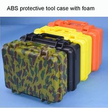 Горячая Распродажа защитный чехол ABS чехол для инструментов ударопрочный герметичный водонепроницаемый чехол для камеры с пенопластом
