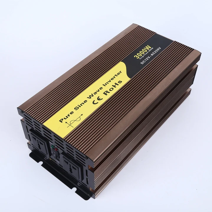 3000 Вт dc/ac solar inveter 12 v постоянного тока до 220 В немодулированная Синусоидальная