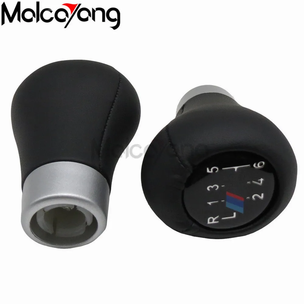 

New Handle 5 6 Speed Real Leather Gear Shift Knob For BMW 1 3 5 6 Series E30 E32 E34 E36 E38 E39 E46 E53 E60 E63 E83 E84 E87 E90
