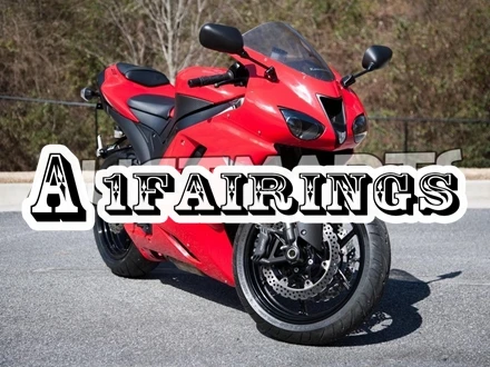 Красный Полный Чехлы для мотоциклов для Kawasaki ZX-6R 2007 2008 636 ниндзя АБС-пластик обтекатель Sportbike 07 08 обтекатели