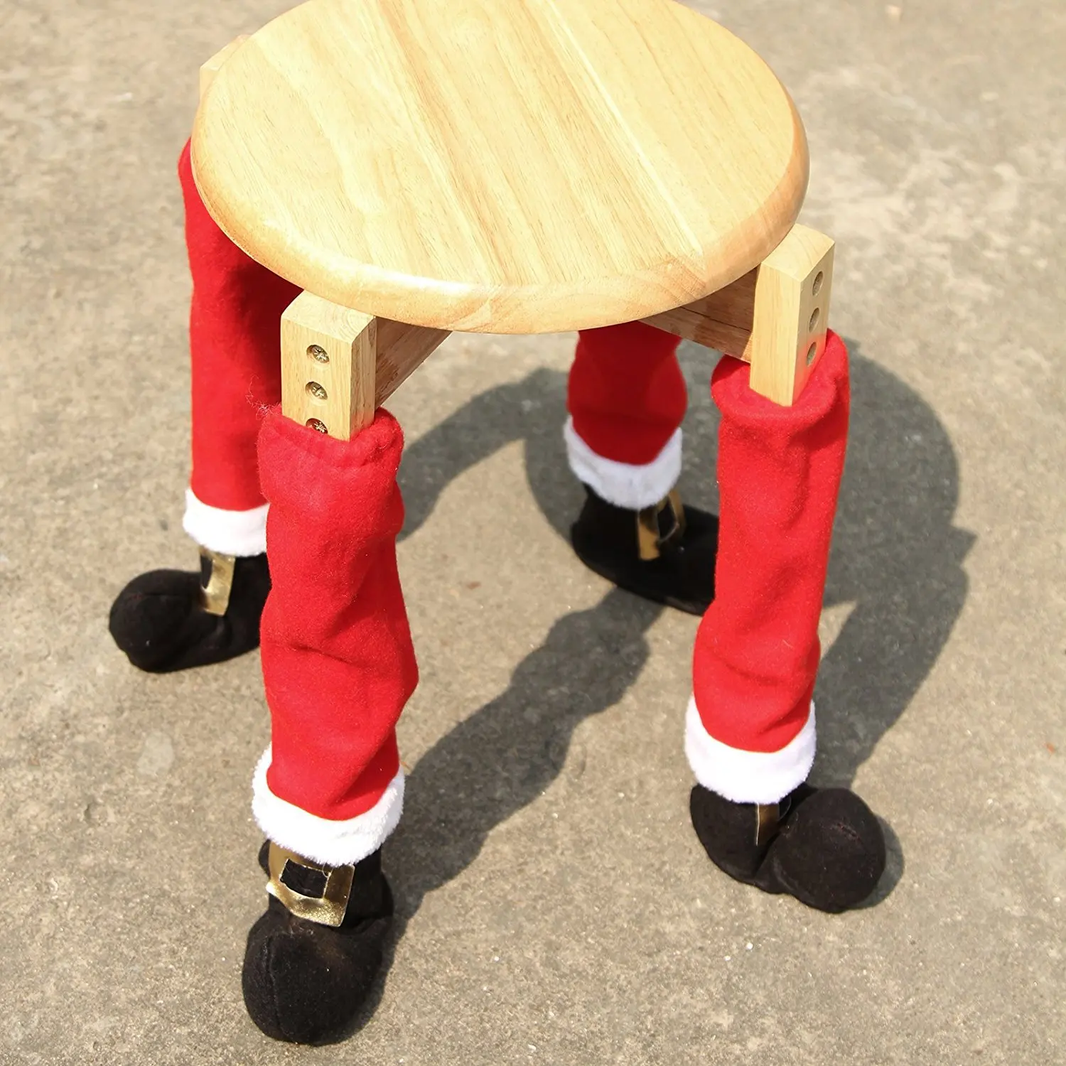 4 шт Рождественский эльф обеденный стол и стул ноги крышки чехол украшения подарок