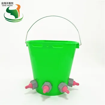 

8L Lamb feeding milk bucket with 4 nipples