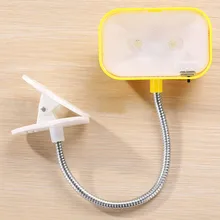 Супер Яркий Мини-светильник с квадратным зажимом для защиты глаз, декоративные настольные аксессуары, ретро светодиодный светильник для домашнего ночного чтения