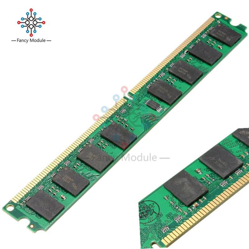 

2GB DDR2 800MHZ DIMM PC2-6400 240Pin Memory RAM For AMD CPU Motherboard Desktop Computer 800D2N6/2G