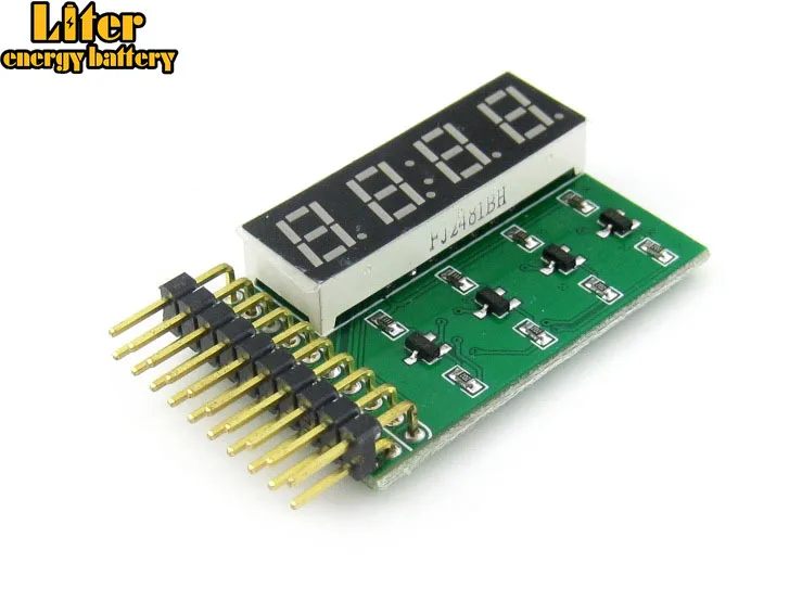 

8 SEG LED Display Board Digital Clock Tube Display Module 4-Digit 8-Segment LED Display Board, including Decimal Point