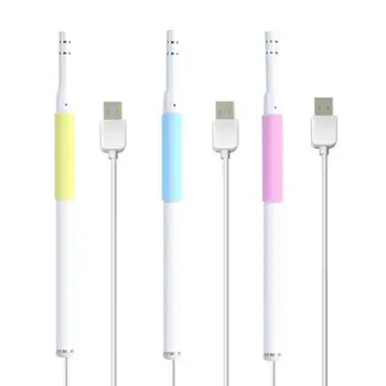 

Ear Cleaning Endoscope 0.3MP Inspection Camera with 6 LED Lights for PC OS Computer Endoscope for Home Care Tool