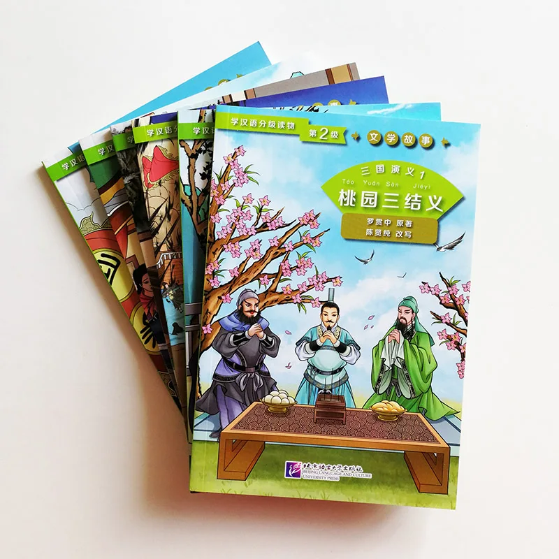 6 шт./компл. Romance of the Three Kingdoms Градуированные читатели для учащихся на китайском